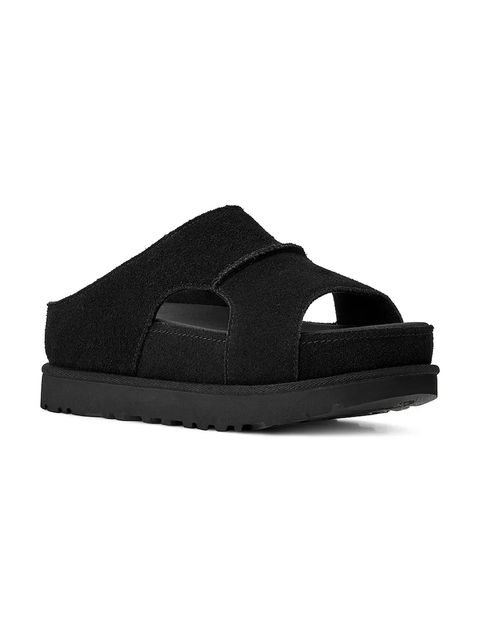 UGG klapki zamszowe W Goldenstar Hi Cutout Slide - zdjęcie produktu nr 1