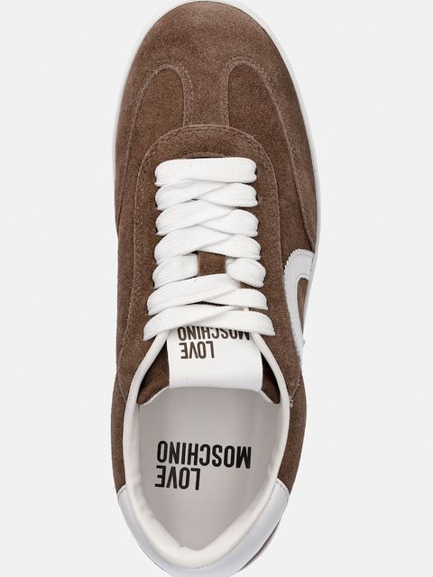 Love Moschino sneakersy zamszowe