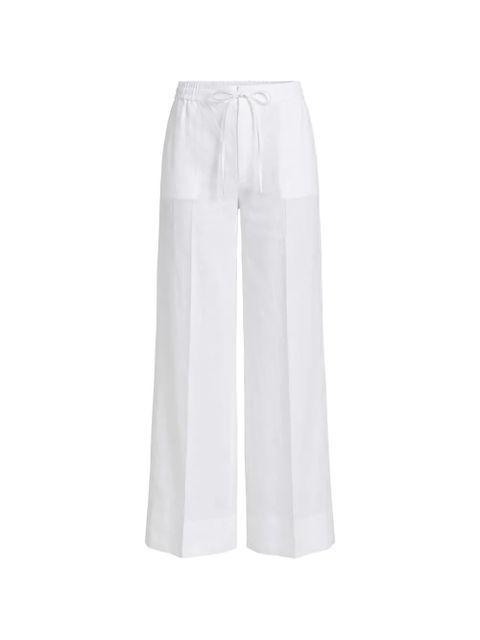 TWINSET drawstring palazzo pants - White - zdjęcie produktu nr 1