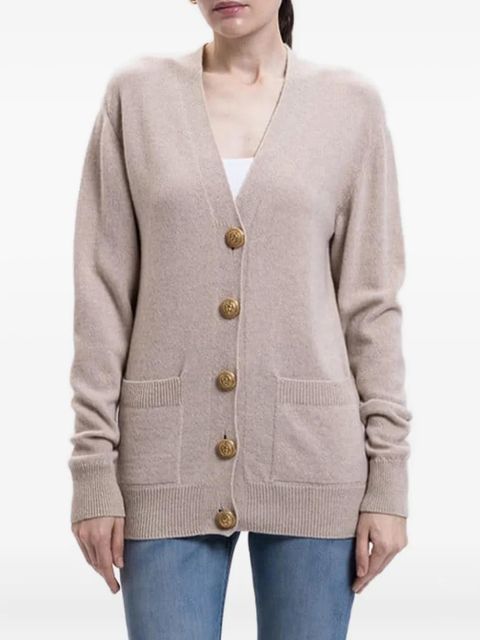Balmain button-detailed patch-pocket cardigan - Neutrals - zdjęcie produktu nr 2