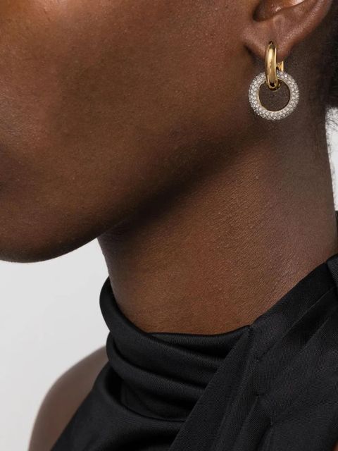 Swarovski Dextera crystal-embellished earrings - Gold - zdjęcie produktu nr 2