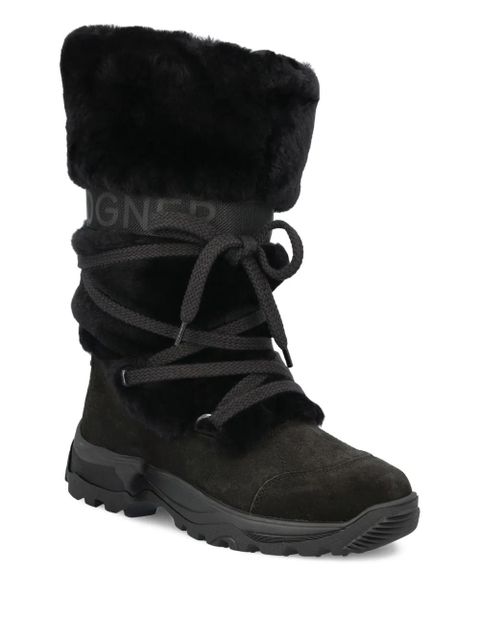 BOGNER Alta Badia S 8 shearling boots - Black