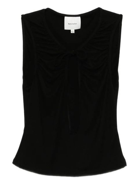 Reformation Bella vest - Black - zdjęcie produktu nr 1