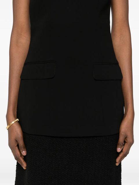TOTEME pocket sleeveless top - Black