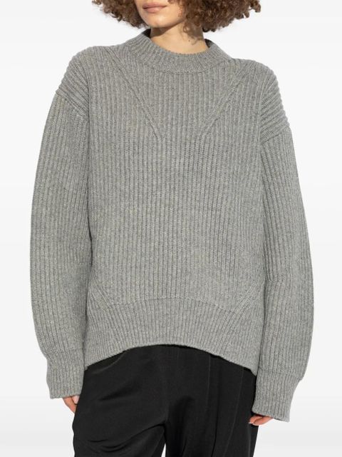 Jil Sander crew-neck wool jumper - Grey