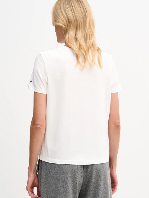 Tommy Hilfiger t-shirt damski kolor biały WW0WW47809