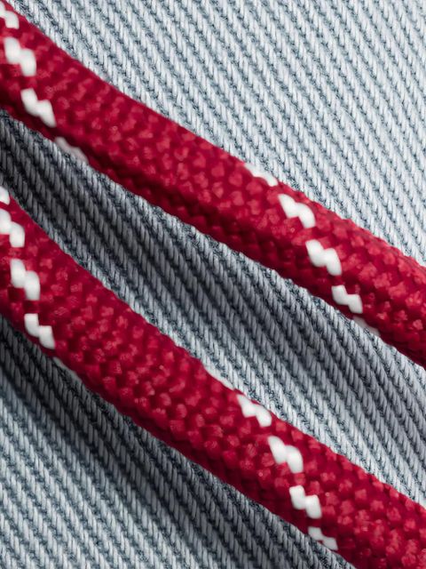 Miu Miu gabardine ribbon mini bag - Blue