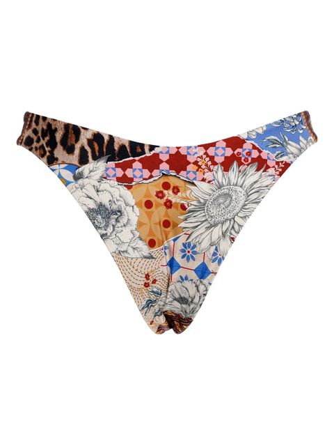 Agua By Agua Bendita Avy Quilt bikini bottoms - White - zdjęcie produktu nr 2