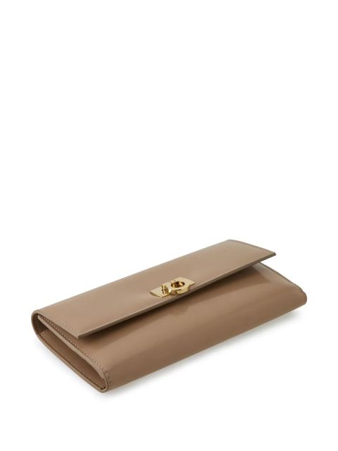 Ferragamo Gancini continental wallet - Neutrals