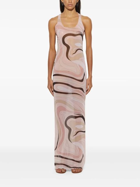 PUCCI marmo-print dress - Neutrals