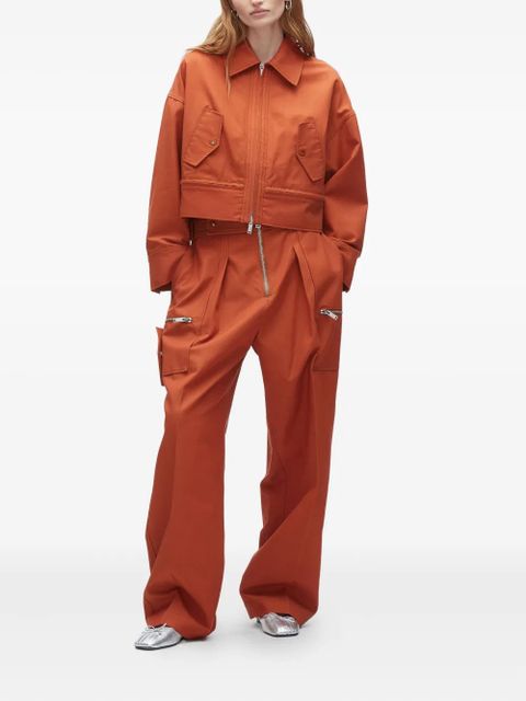 3.1 Phillip Lim zip-front pocket shirt jacket - Orange - zdjęcie produktu nr 2