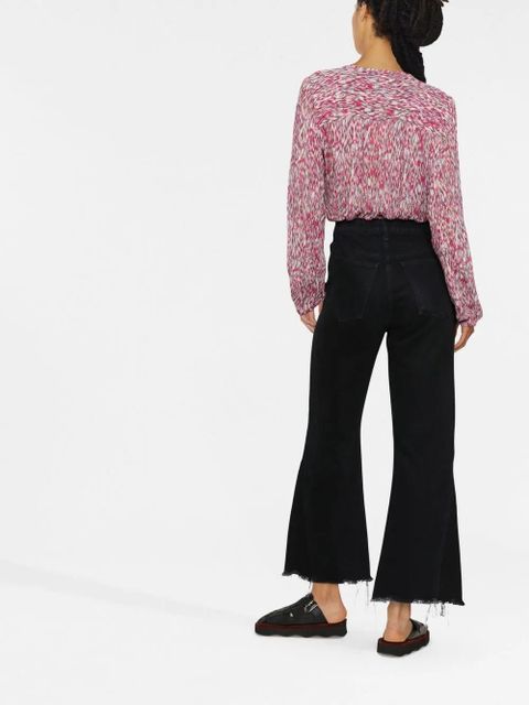 MARANT ÉTOILE abstract-print blouse - Pink