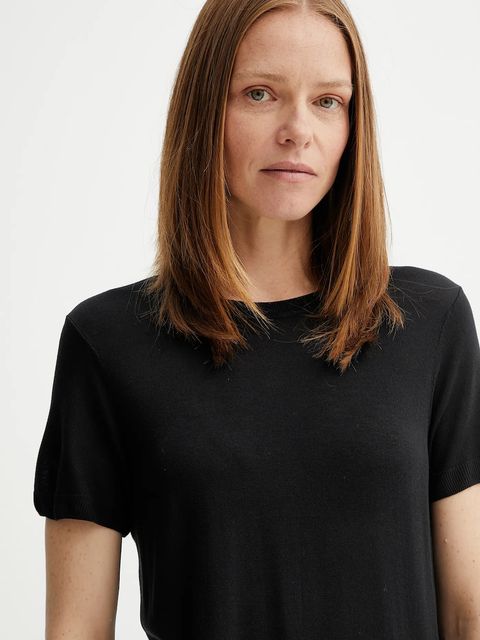 Calvin Klein t-shirt damski kolor czarny LV044A307G