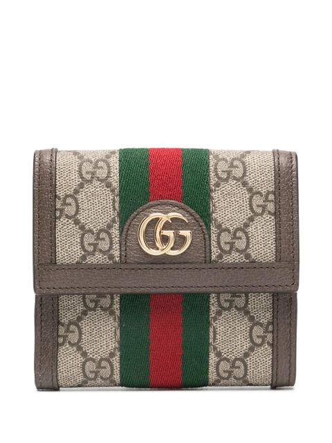 Gucci Ophidia GG Web-stripe wallet - Neutrals - zdjęcie produktu nr 1
