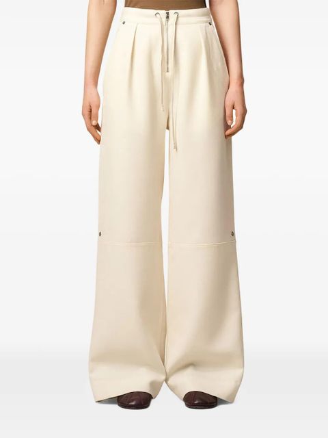 AMI Paris wool zipped trousers - Neutrals