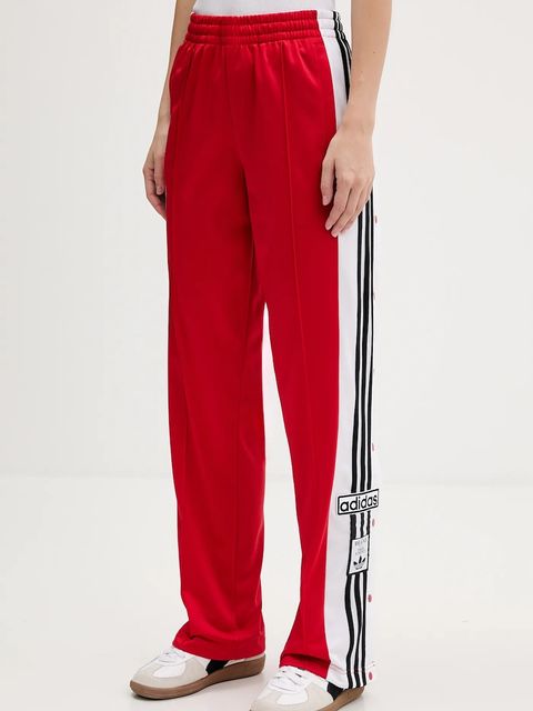adidas Originals spodnie dresowe Adibreak Pt damskie kolor czerwony z aplikacją JY1354