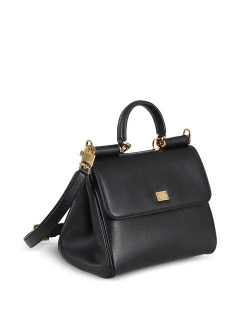 Dolce & Gabbana My Sicily leather tote bag - Black