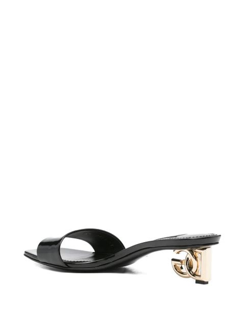 Dolce & Gabbana 50mm logo-detail sandals - Black