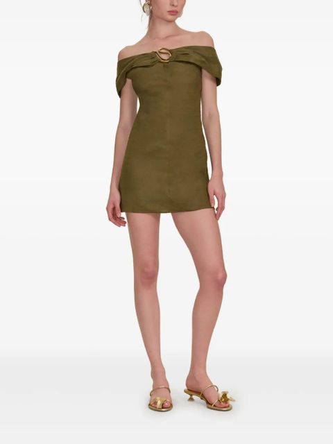 Cult Gaia Sawyer mini dress - Green - zdjęcie produktu nr 1