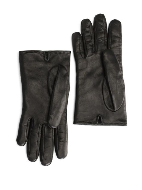 Dolce & Gabbana DG-logo quilted leather gloves - Black - zdjęcie produktu nr 2