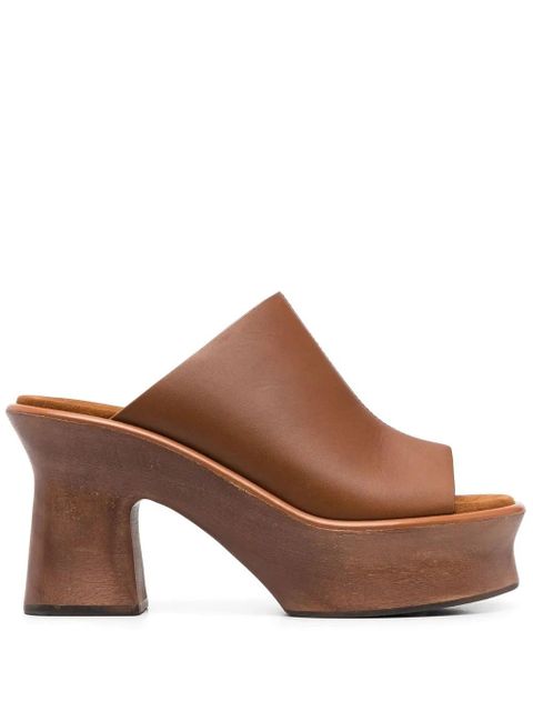 Ferragamo open-toe sandals - Brown - zdjęcie produktu nr 1