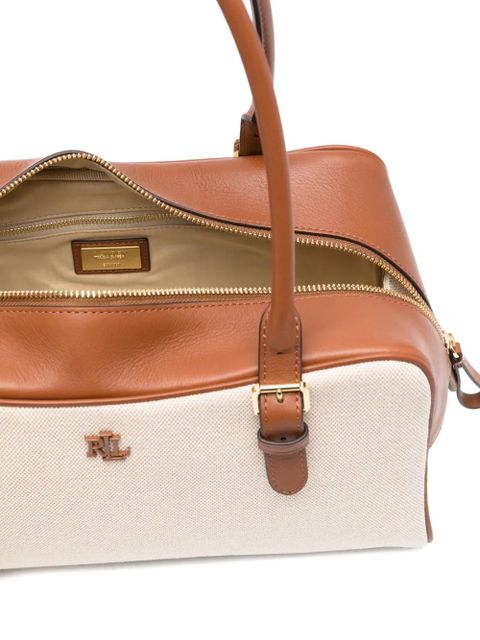 Lauren Ralph Lauren buckle charm tote bag - Neutrals