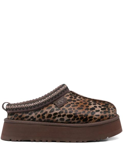 UGG Tazz Caspian leopard-print platform mules - Brown - zdjęcie produktu nr 1