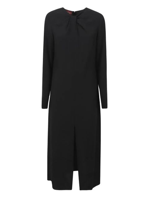 Gucci split twisted maxi dress - Black - zdjęcie produktu nr 1
