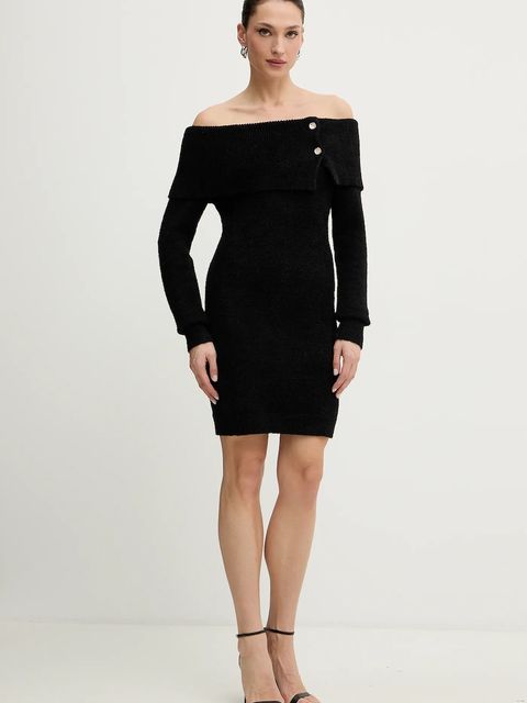 Morgan sukienka kolor czarny mini dopasowana RMBOGO - zdjęcie produktu nr 2