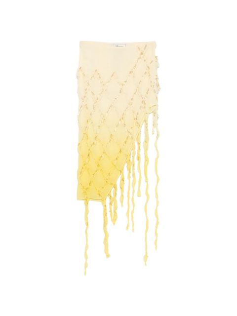 Blumarine beaded midi skirt - Yellow - zdjęcie produktu nr 1