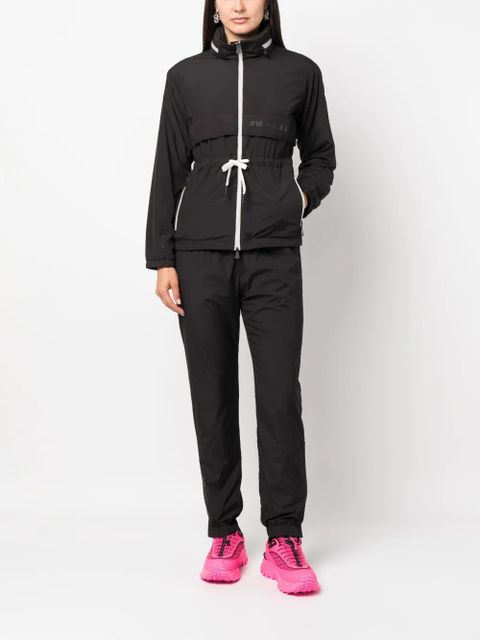 Moncler Grenoble logo-print drawstring track pants - Black - zdjęcie produktu nr 2