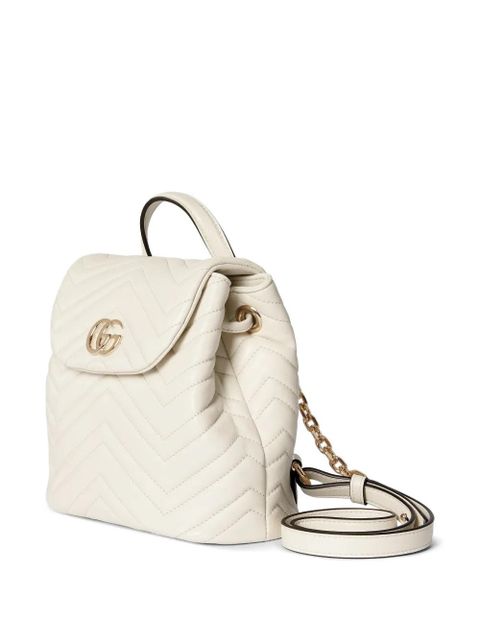 Gucci mini GG Marmont backpack - Neutrals - zdjęcie produktu nr 2