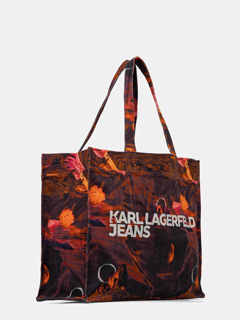 Karl Lagerfeld Jeans torebka kolor fioletowy A4W50041 - zdjęcie produktu nr 2