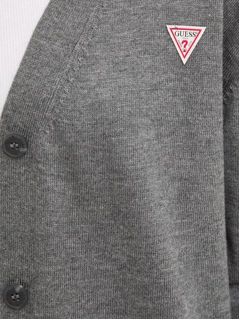 Guess Jeans kardigan z domieszką wełny