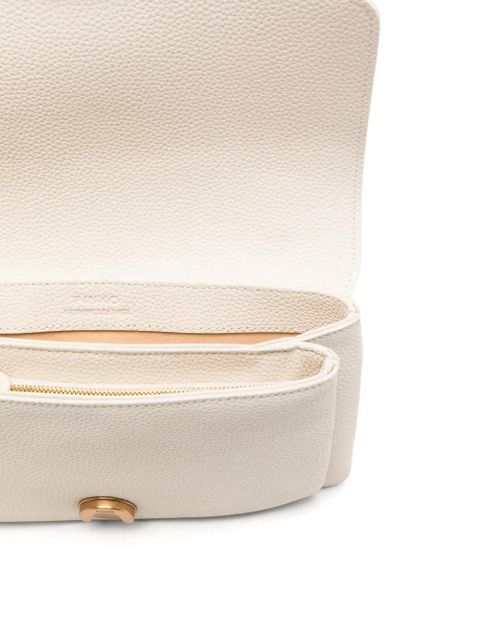 PINKO Love One cross body bag - White