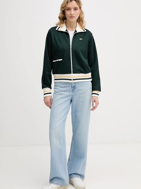 Lacoste bluza damska kolor zielony SF5252