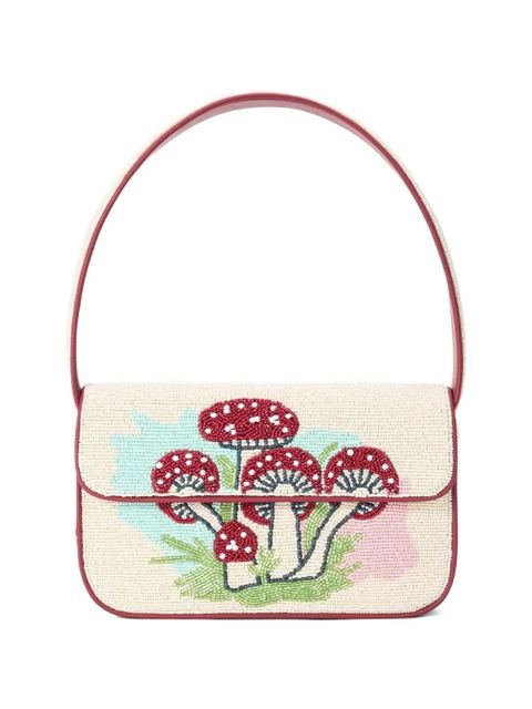 STAUD Tommy beaded mushroom shoulderbag - Neutrals - zdjęcie produktu nr 1