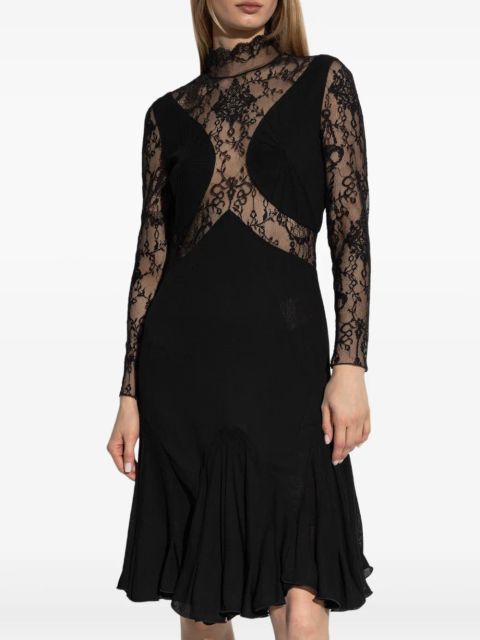 Givenchy lace-panel midi dress - Black