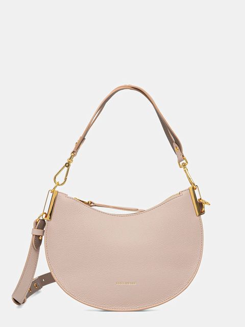 Coccinelle torebka skórzana COCCINELLESUNUP kolor beżowy E1.QKF.13.03.01 - zdjęcie produktu nr 1