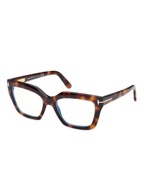 TOM FORD Eyewear square-frame glasses - Brown - zdjęcie produktu nr 2