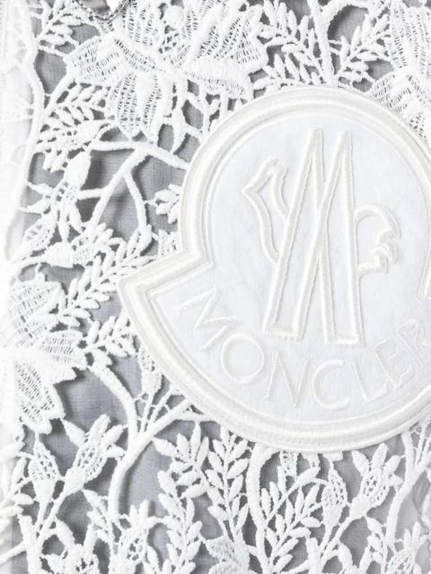 Moncler embroidered hooded jacket - White - zdjęcie produktu nr 2
