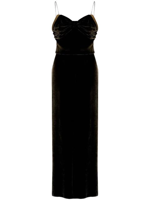 Maison Margiela low-back maxi dress - Green - zdjęcie produktu nr 1