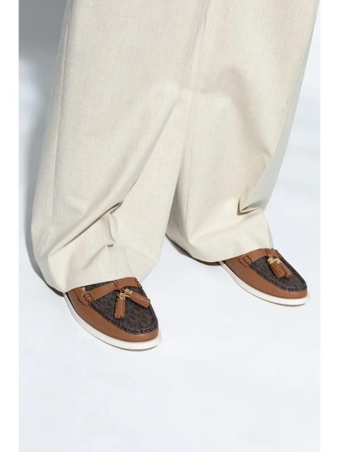 Michael Kors Kiernan jacquard-motif loafers - Brown - zdjęcie produktu nr 2