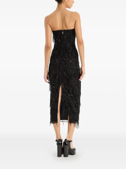 ROTATE BIRGER CHRISTENSEN sequin midi tube dress - Black - zdjęcie produktu nr 2