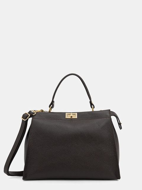 Answear.LAB torebka skórzana kolor brązowy - zdjęcie produktu nr 1