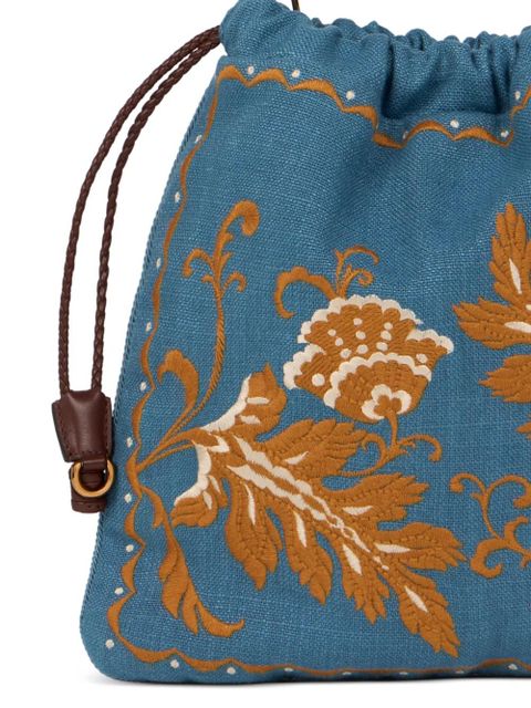 ETRO Kalispera embroidery medium tote bag - Blue