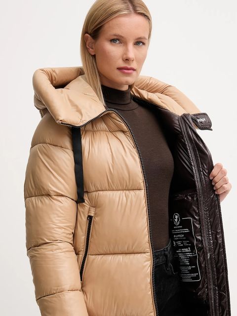 Save The Duck kurtka ISABEL kolor beżowy przejściowa D45510W.LOVE21