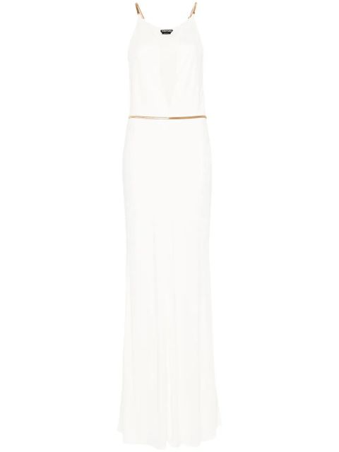 TOM FORD belted maxi dress - White - zdjęcie produktu nr 1
