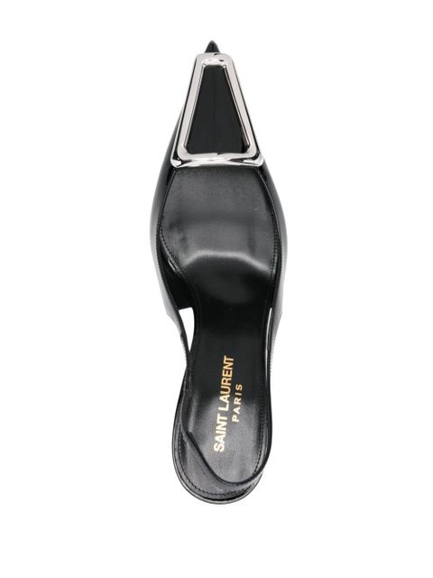 Saint Laurent Avenue 95mm slingback pumps - Black