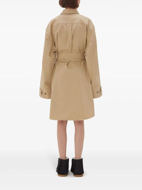 JW Anderson double-wrap trench dress - Neutrals